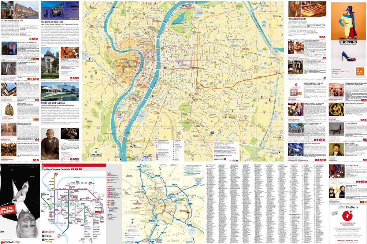 ლიონი ქალაქის რუკა