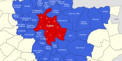 რუკა ლიონი ფართი